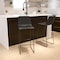 Flash Furniture 30" LeatherSoft Bar Height Barstools, Gray, PK2 2-ET-ER18345-30-GY-GG - alternate 1